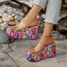 Plus-size Thick-soled Wedge Sandals For Women