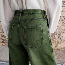 Womens Stylish Relaxed-fit Wide-leg Casual Jeans