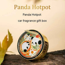 Panda Hot Pot Car Fragrance Outlet Perfume Decoration