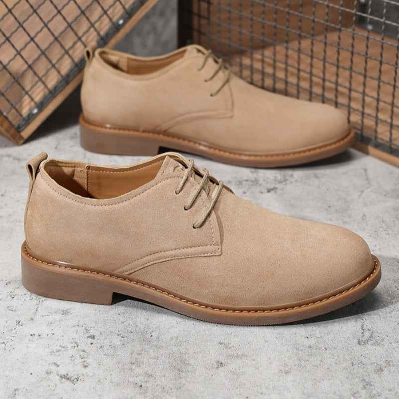 Autumn Retro British Martin Leather Shoes Men's Outdoor Work Shoes Suede