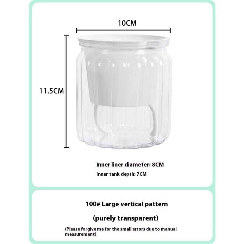 Self-absorbent Lazy Transparent Absorbent Flower Pot Creative Desktop Resin