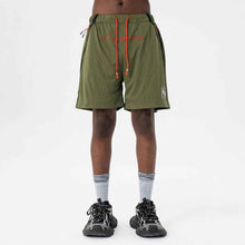 SpringSummer American-style Premium High-performance Quick-drying Mesh Contrast-color Patchwork Casual Shorts