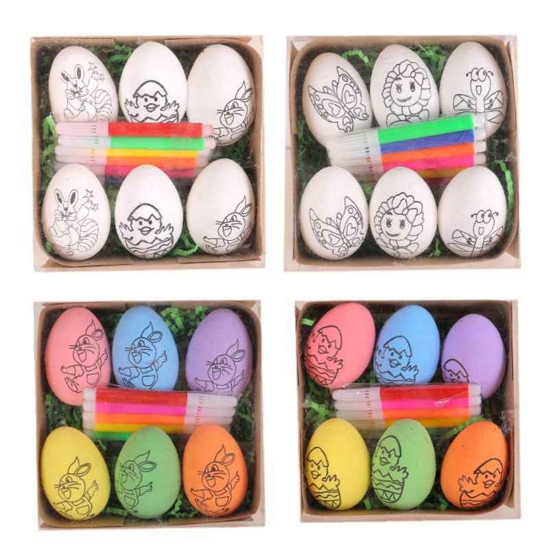 Easter DIY Hand-painted Eggs