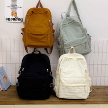 Womens Stylish Casual Minimalist Large-capacity Backpack