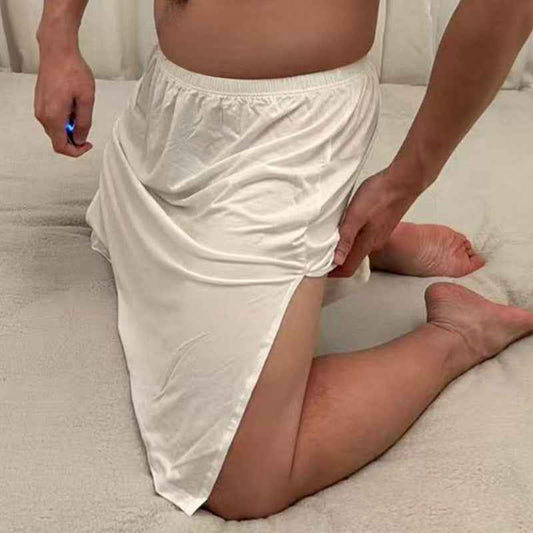 Bestselling Mens Convertible Pants-skirt With A High Side Slit On One Side