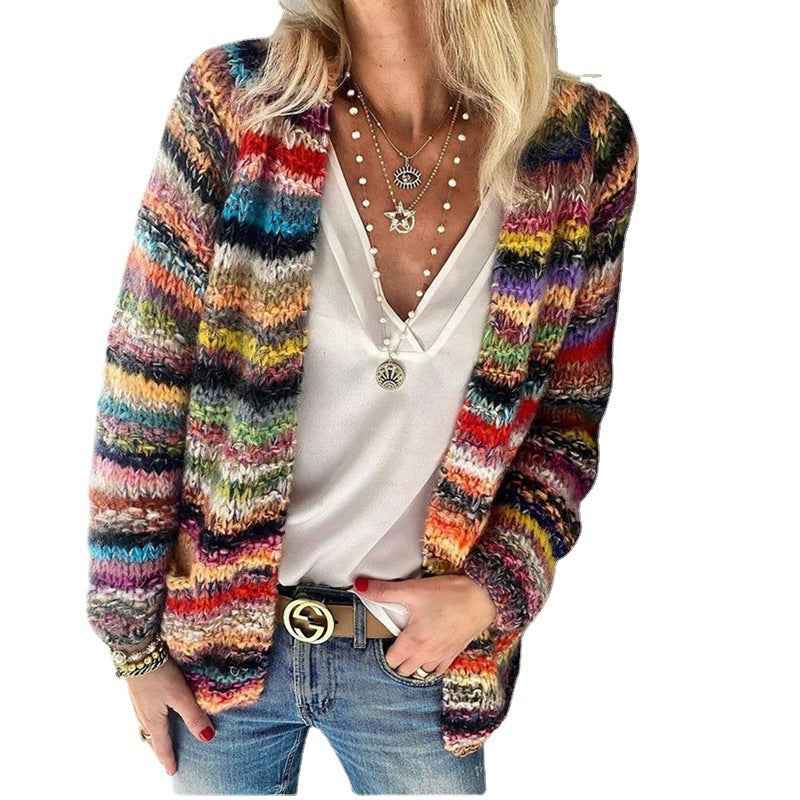 Sweaters Cardigan Thin Outerwear Baggy Coat Women