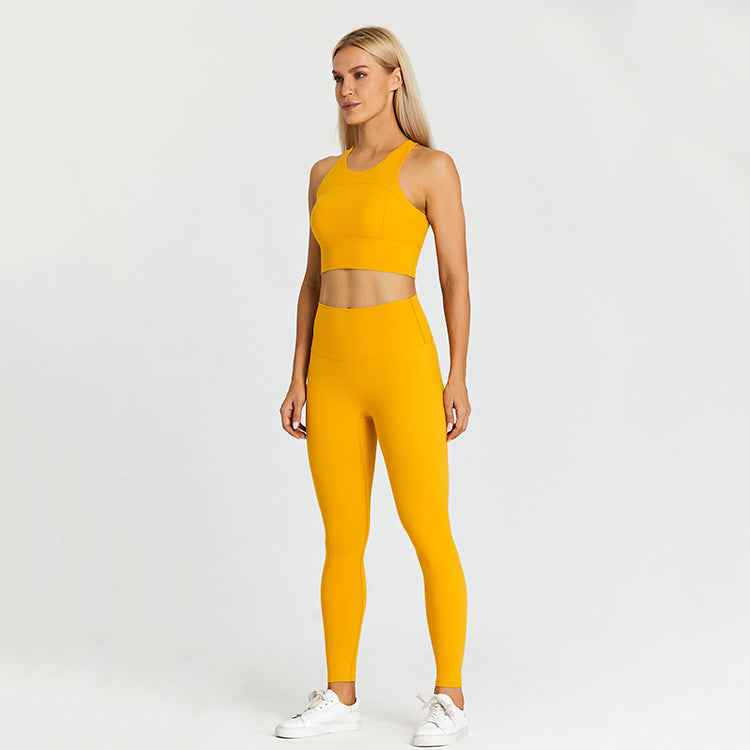 Sports Outerwear Running Fitness Skin-friendly Nude Feel Brushed Yoga Suit For Women