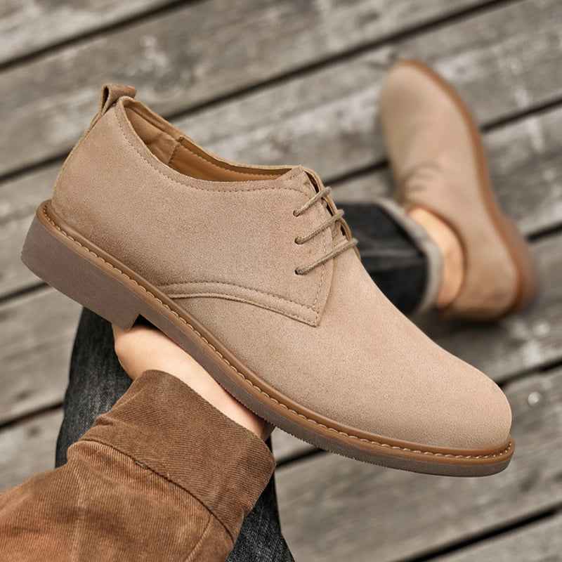 Autumn Retro British Martin Leather Shoes Men's Outdoor Work Shoes Suede