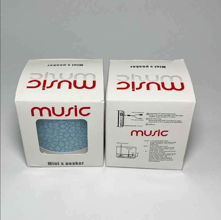 A9 Mini Cracked Bluetooth Speaker - Portable Card-inserted Subwoofer With LED Light, Wireless Speaker, Gift Option
