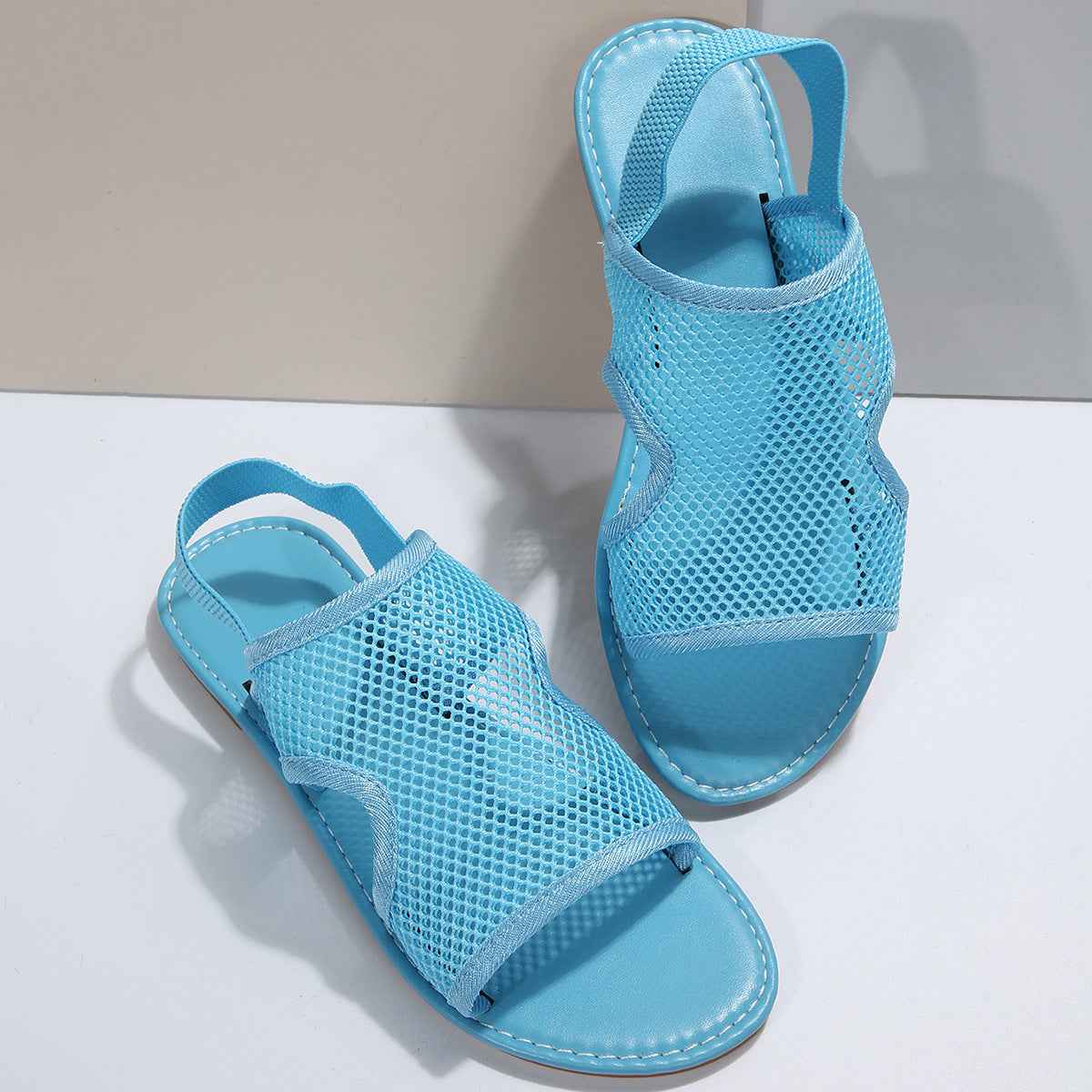 New Mesh Sandals Summer Casual Breathable Flat Shoes For Women Men Beach Shoes
