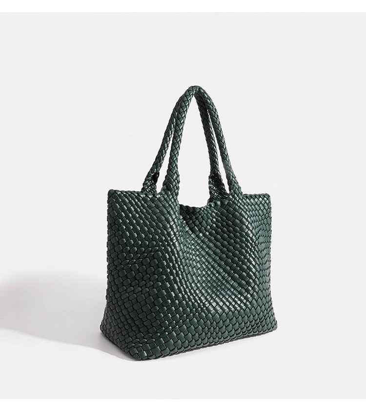 High-end Handwoven High-capacity Stylish Underarm Shoulder Bag
