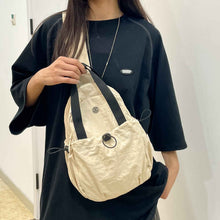 Large-Capacity Crossbody Nylon Backpack