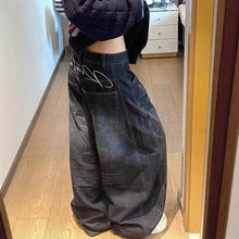 Womens Versatile Retro Washed-and-distressed Denim Jeans In American Style