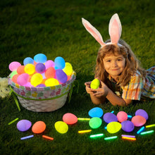 Easter Glow Eggs Light-Up Eggs For Holiday Parties Fluorescent Decorative Hollow-Out Eggs