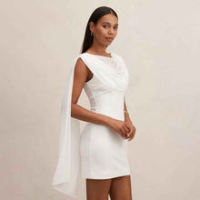 New Solid-Colored Ribbon Womens Dress
