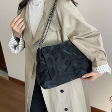 Womens High End High Capacity Suede Crossbody Tote For Work