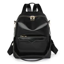 Elegant Solid-Color Womens Backpack For Commuting With Large Capacity by Mirlaine Univers