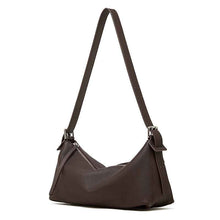 Vegetable-tanned Cowhide Hobo Bag With A Belt-attachable Design