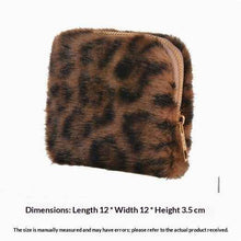 Luxury-Light Ring Pendant Bracelet Multi-Layer Leopard-Print PU Leather Jewelry Organizer Bag
