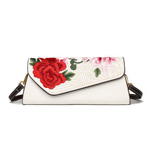 Chinese-style Shoulder Bag With A Rich Opulent Floral Design by Mirlaine Univers