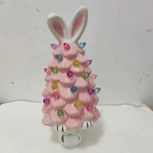 Easter Bunny Shape Ceramic Tree Decorations Spring Easter Bunny Glow Ornaments Easter Bunny Tree