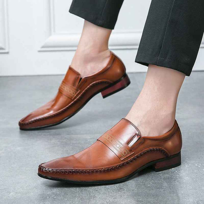 Breathable Business Casual Leather Shoes