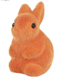 Easter Egg Gift Simulation Flocking Rabbit Garden Decoration Ornaments