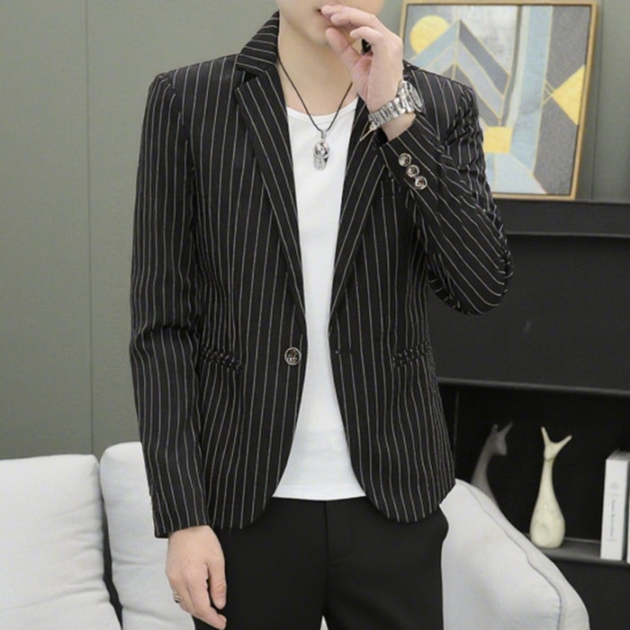 Preppy-style Suit For Men Spring And Autumn