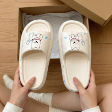 Printed Sausage Dog Slide Sandals For Women