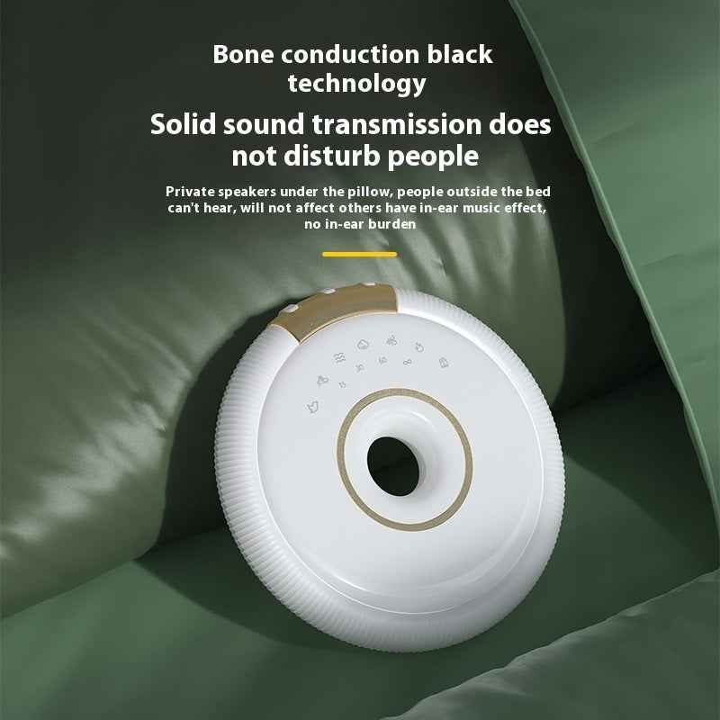 Bone Conduction Bluetooth Speaker Mini White Noise Improve Sleeping