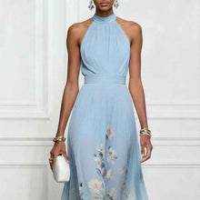 V-neck Waist Trimming Ruffles Elegant Dress