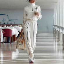 High-end Fashionable Western-style Sporty Casual Sweatshirt Set For Women