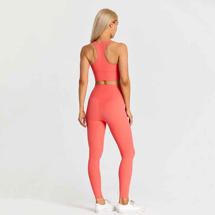 Sports Outerwear Running Fitness Skin-friendly Nude Feel Brushed Yoga Suit For Women