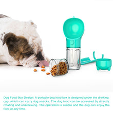 Pet Water Bottle Feeder Bowl Garbage Bag Storage Portable Pet Outdoor Travel 3 In 1 Dog Water Bottle by Mirlaine Univers