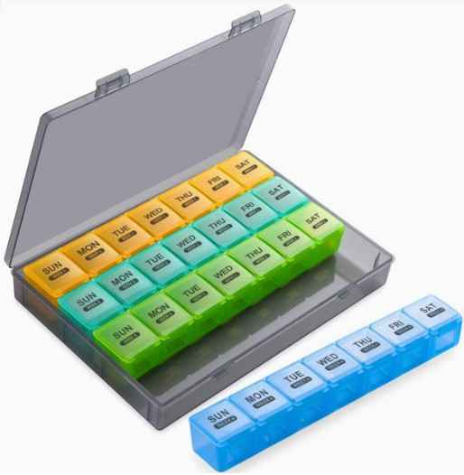 Travel Pill Storage Box