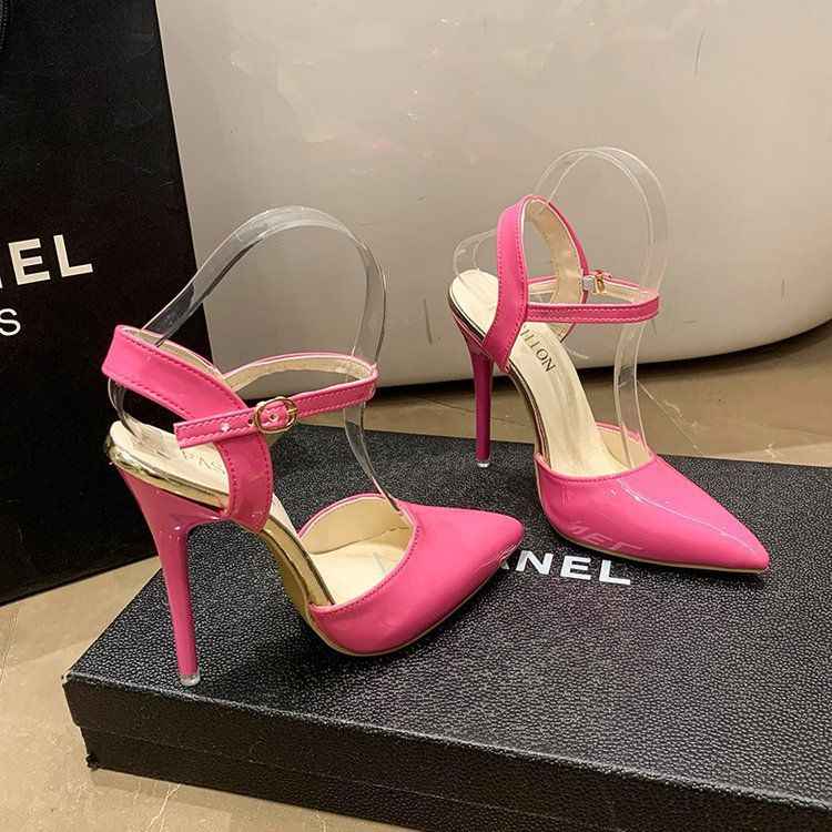 European And American Ankle-strap Buckle Sandals Women