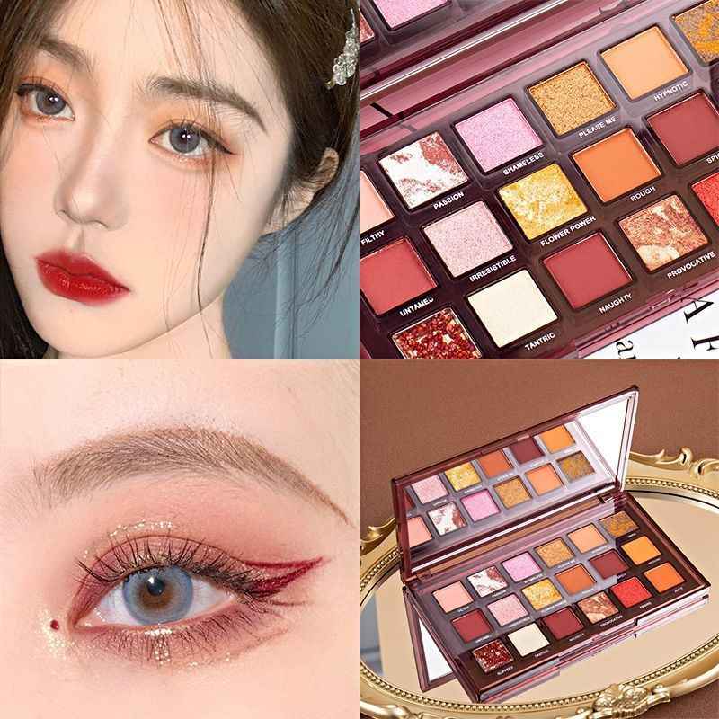 Makeup Palette 18 Color Eye Shadow Matte Bead Lazy Eye Shadow Palette