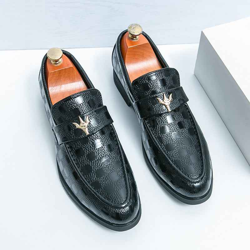 Mens Business Dress Leather Shoes For Summer And Autumn