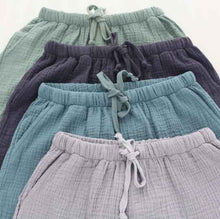 Men's Home Wear Loose-fitting Short Shorts Made Of Pure Cotton Crepe