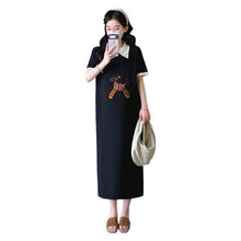 Gentle-style Loose-fitting Cartoon Maternity Dress