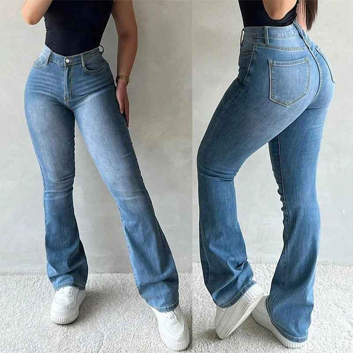 Jean bootcut amincissant pour femme