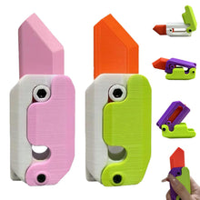 3D Printing Gravity Cub Jumping Small Radish Knife Mini Model Student Prize Pendant Decompression Toy For Children Gift by Mirlaine Univers