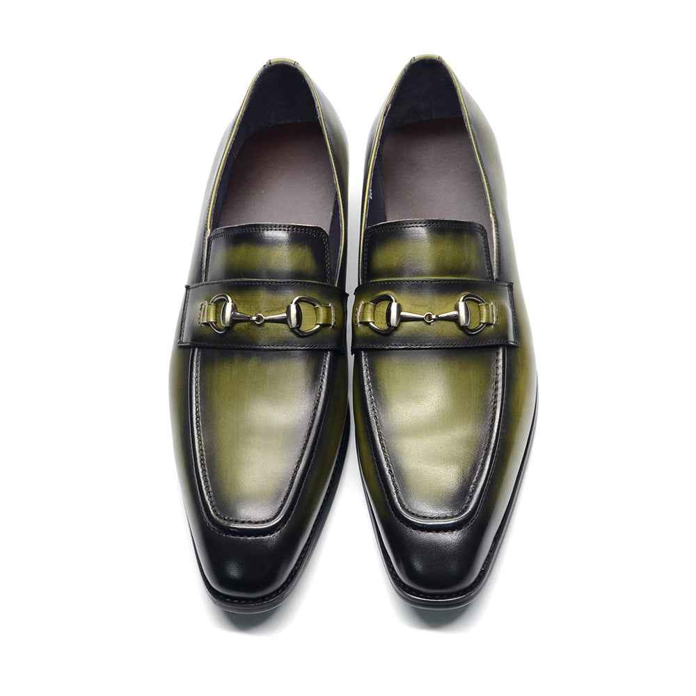 Trendy Summer Business Casual Fashion Cowhide Men's Shoes