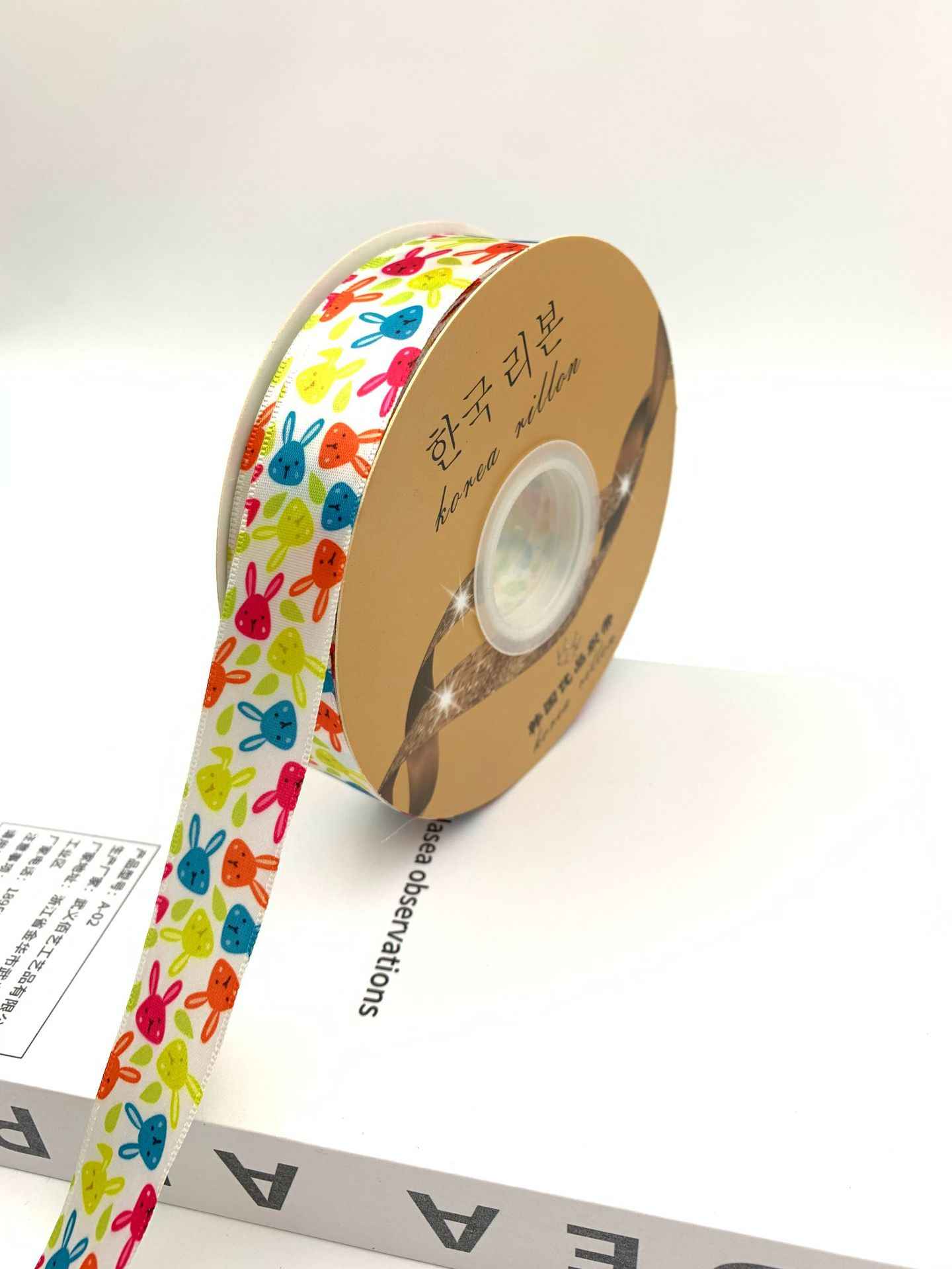 25cm Easter Ribbon Gift Baking Cartoon Ribbon
