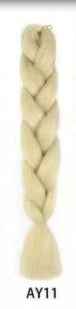 Fashion Dirty Braid Wig Monochrome Color Big Braid