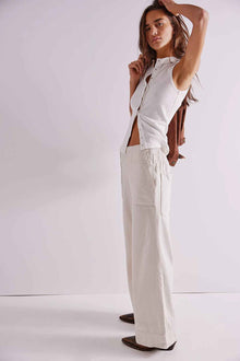 Fashionable Low-rise Non-stretch Denim Trousers Loose-fitting And Slimming