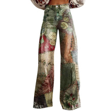 Trendy Flared Denim Jeans Made From Pure Cotton For Women