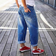Mid-rise Boot-cut Cropped Denim Jeans