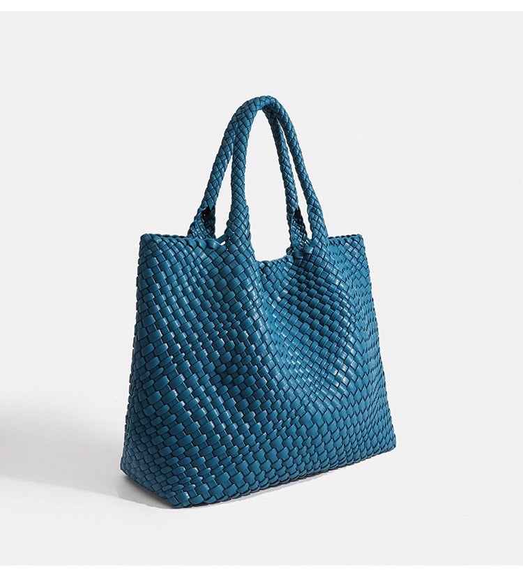 High-end Handwoven High-capacity Stylish Underarm Shoulder Bag