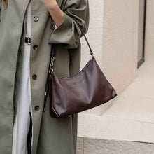 Womens Natural Cowhide Shoulder Crossbody Bag